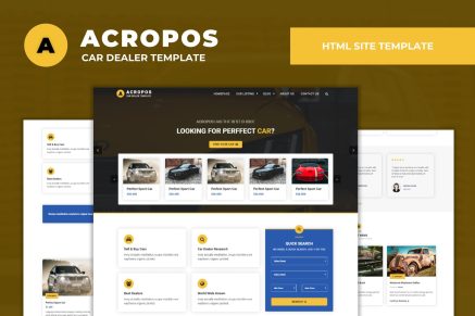 Acropos – Automotive Dealer Listing Template