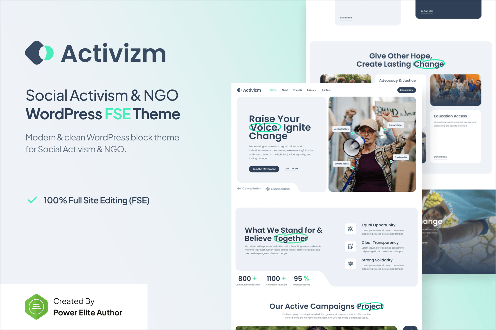 Activizm – Social Activism & NGO WordPress Theme