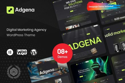 Adgena – Digital Marketing Agency WordPress Theme