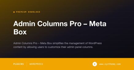 Admin Columns Pro – Meta Box