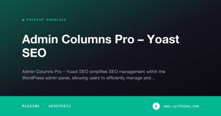 Admin Columns Pro – Yoast SEO