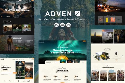 Advenx – Adventure Travel & Tourism WordPress Them