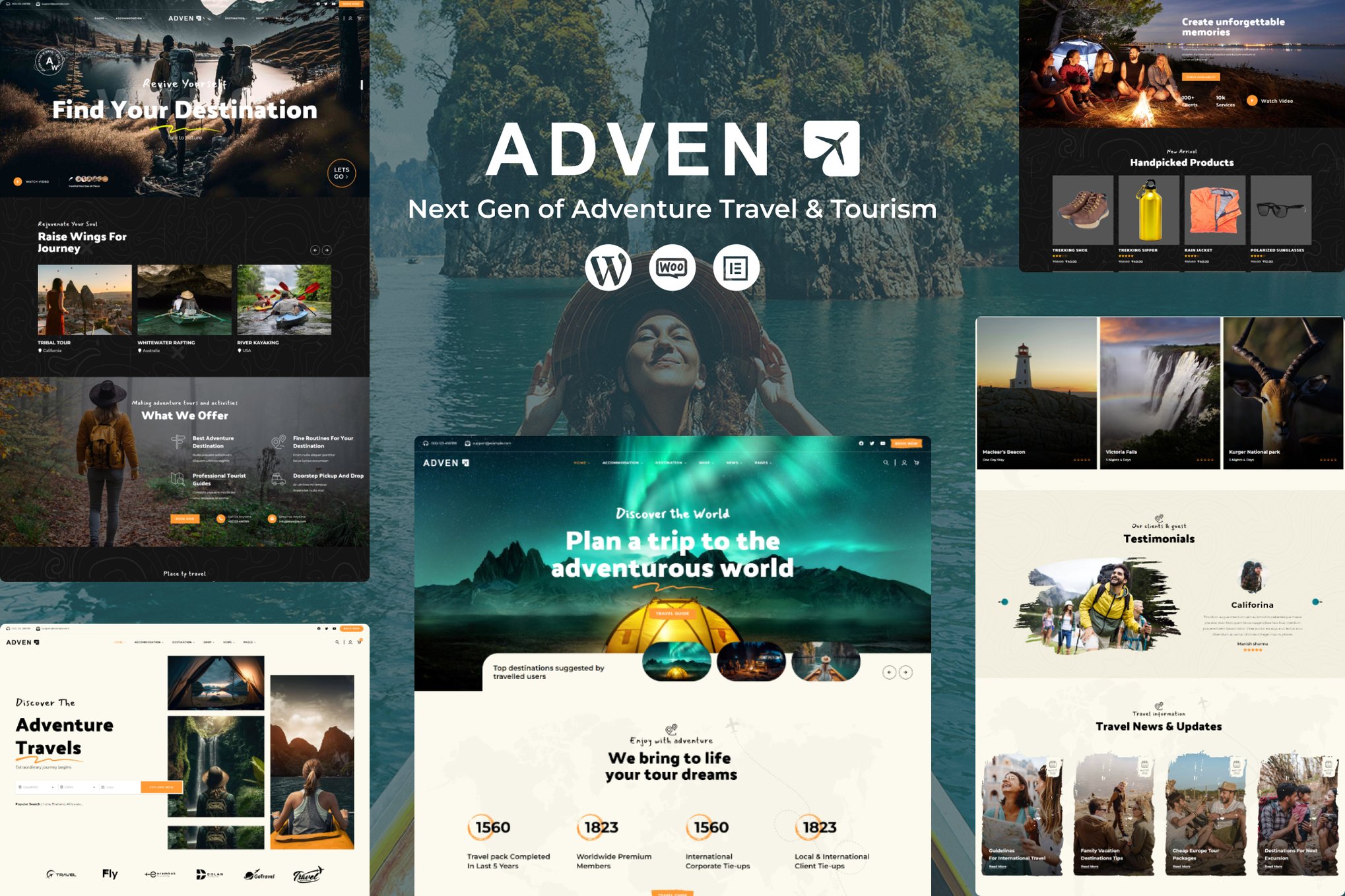 Advenx – Adventure Travel & Tourism WordPress Them