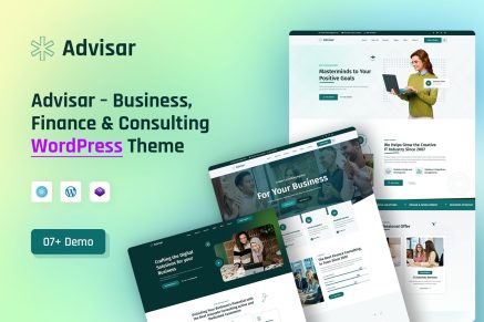 Advisar – Business, Finance & Consulting WordPress