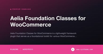 Aelia Foundation Classes for WooCommerce