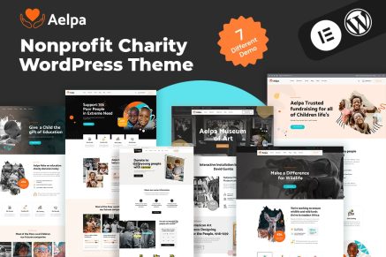 Aelpa – Nonprofit Charity WordPress Theme