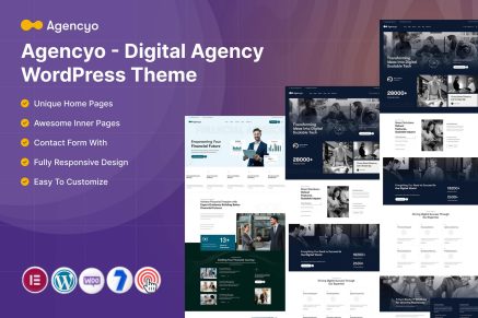 Agencyo – Digital Agency WordPress Theme