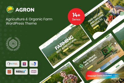 Agron – Agriculture & Organic Farm WP Theme