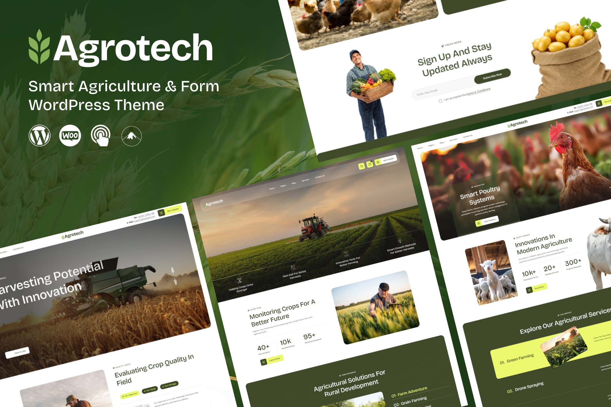 AgroTech – Agriculture & Farm WordPress Theme
