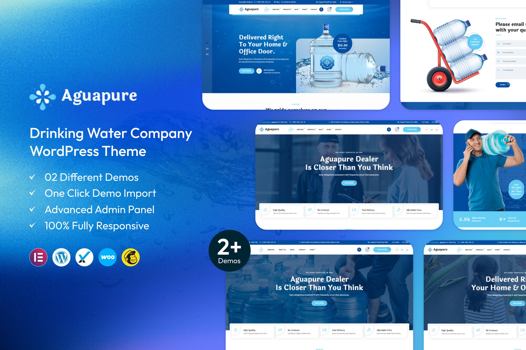 Aguapure – Drinking Water Company WordPress Theme