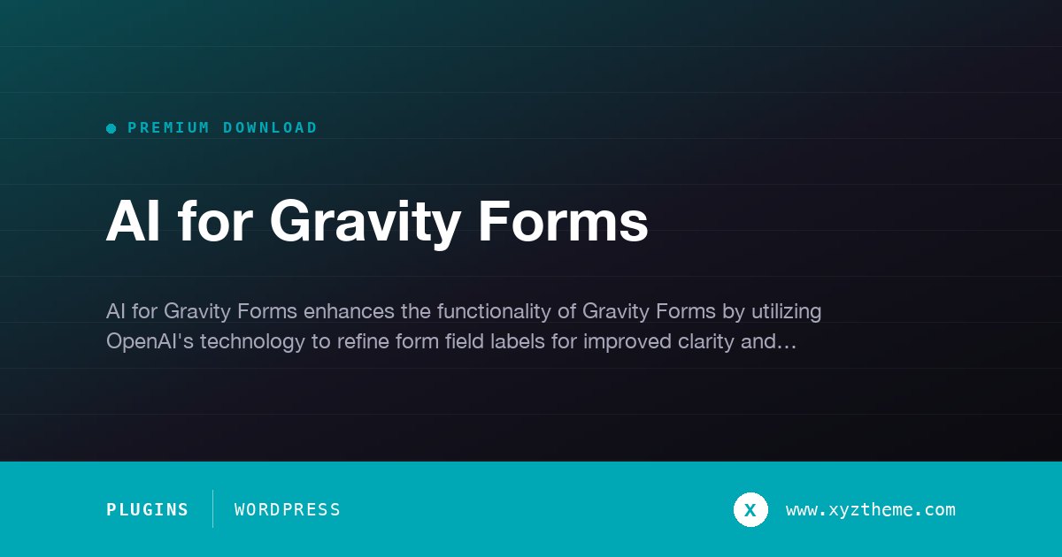 AI for Gravity Forms