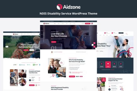 Aidzone – NDIS Disability Service WordPress Theme