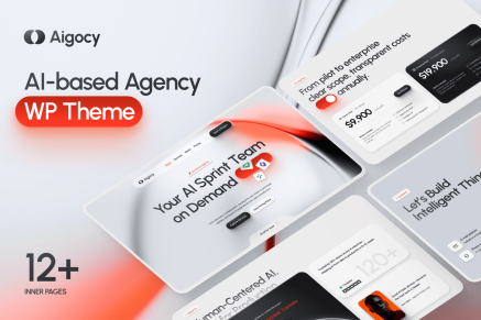Aigocy – AI Agency & Technology WordPress Theme