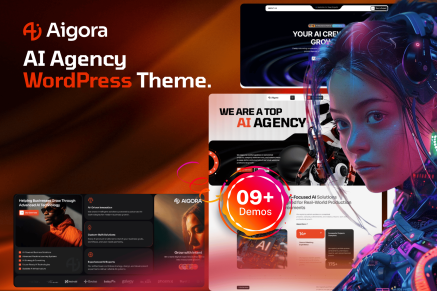 Aigora – AI Agency WordPress Theme