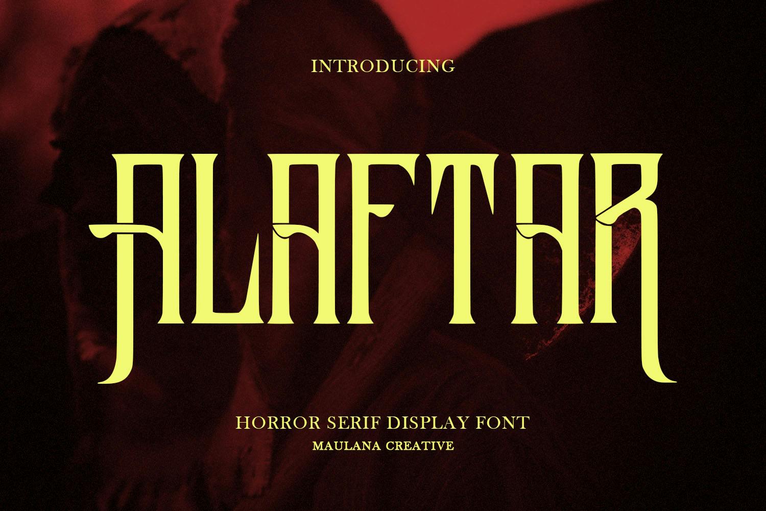 Alaftar Display Font