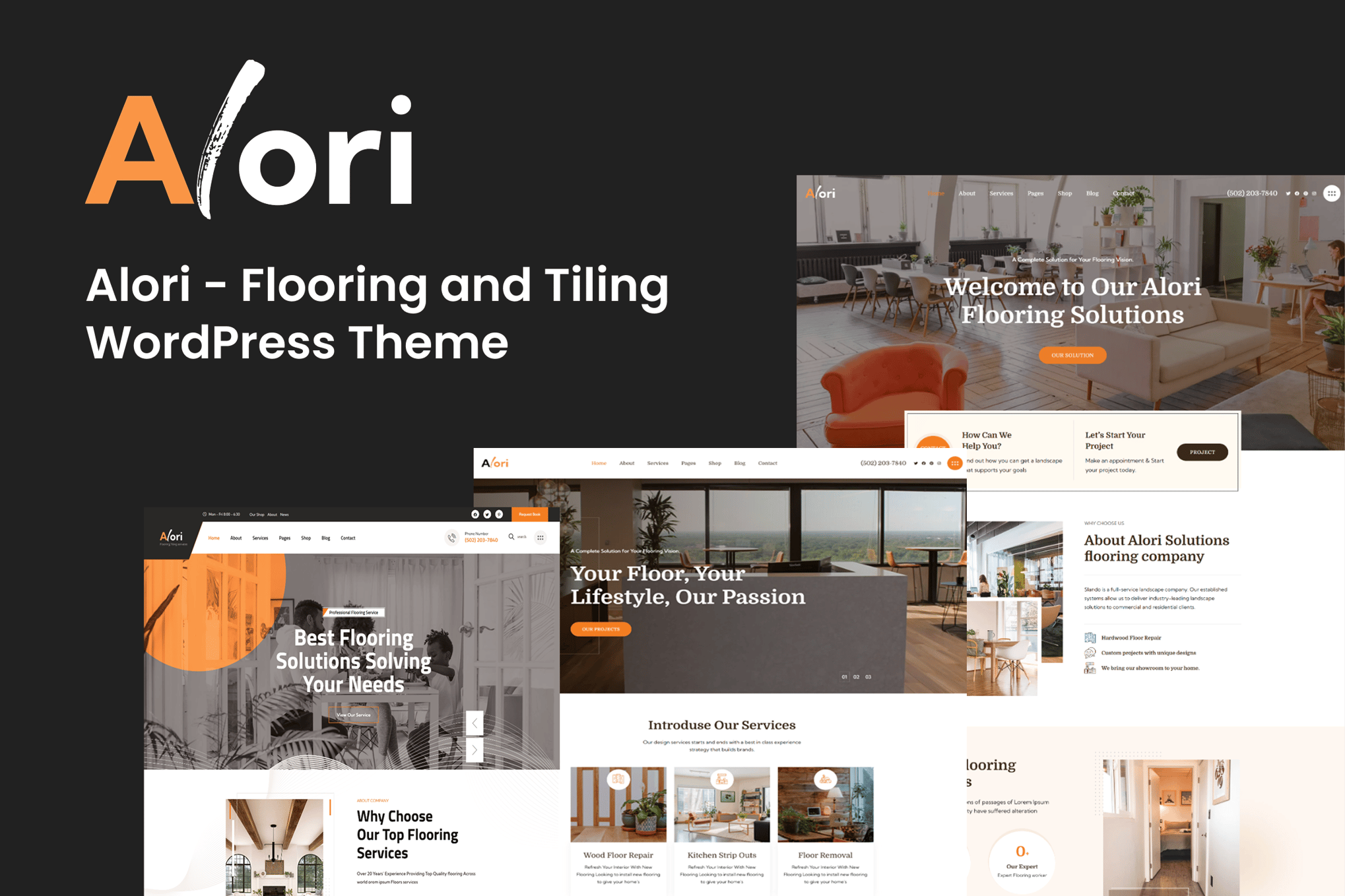 Alori – Flooring and Tiling WordPress Theme