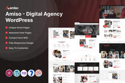Amiso – Digital Agency WordPress