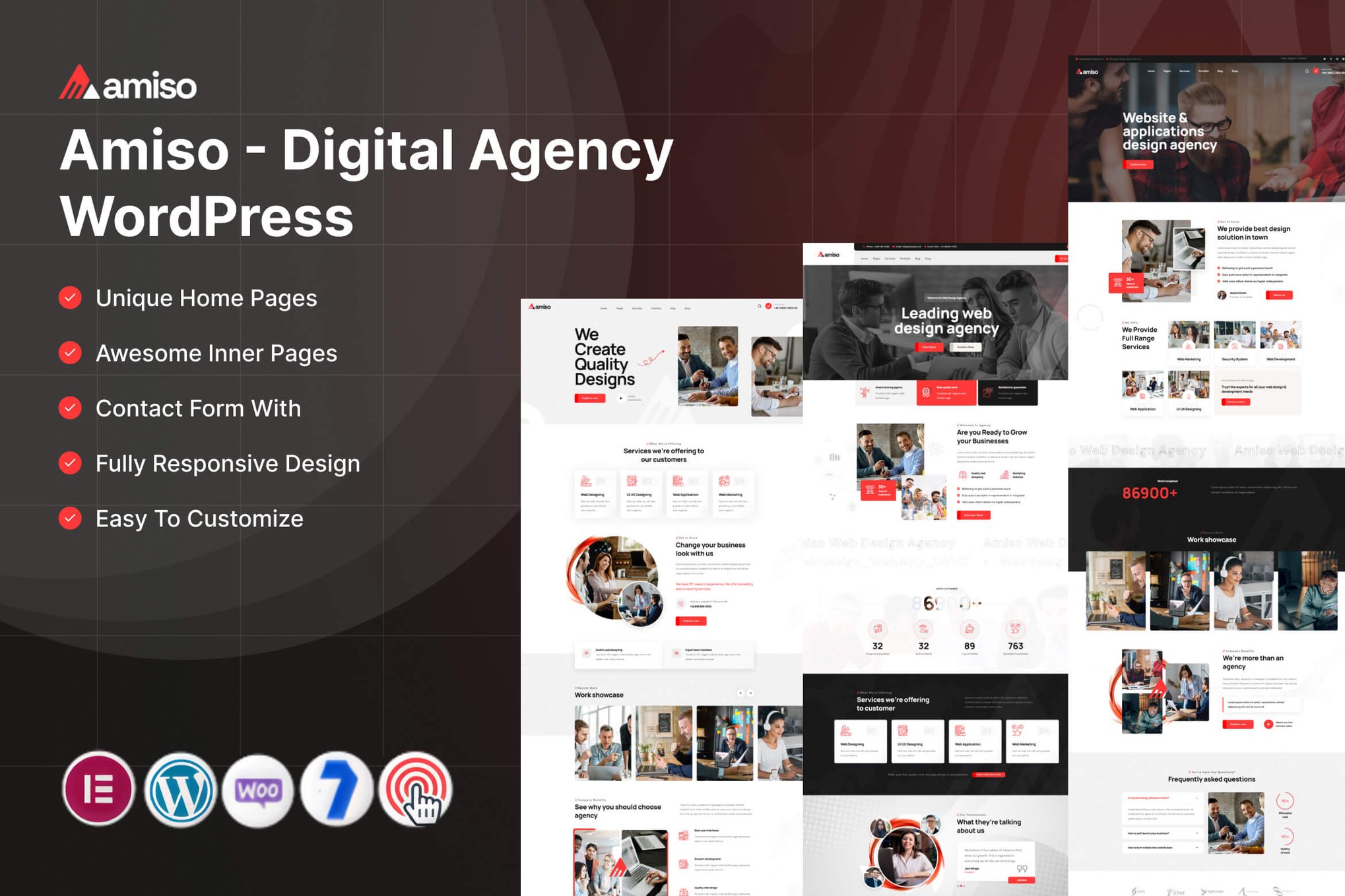 Amiso – Digital Agency WordPress