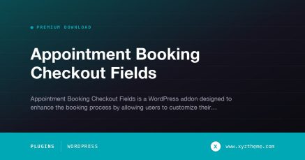 Appointment Booking Checkout Fields