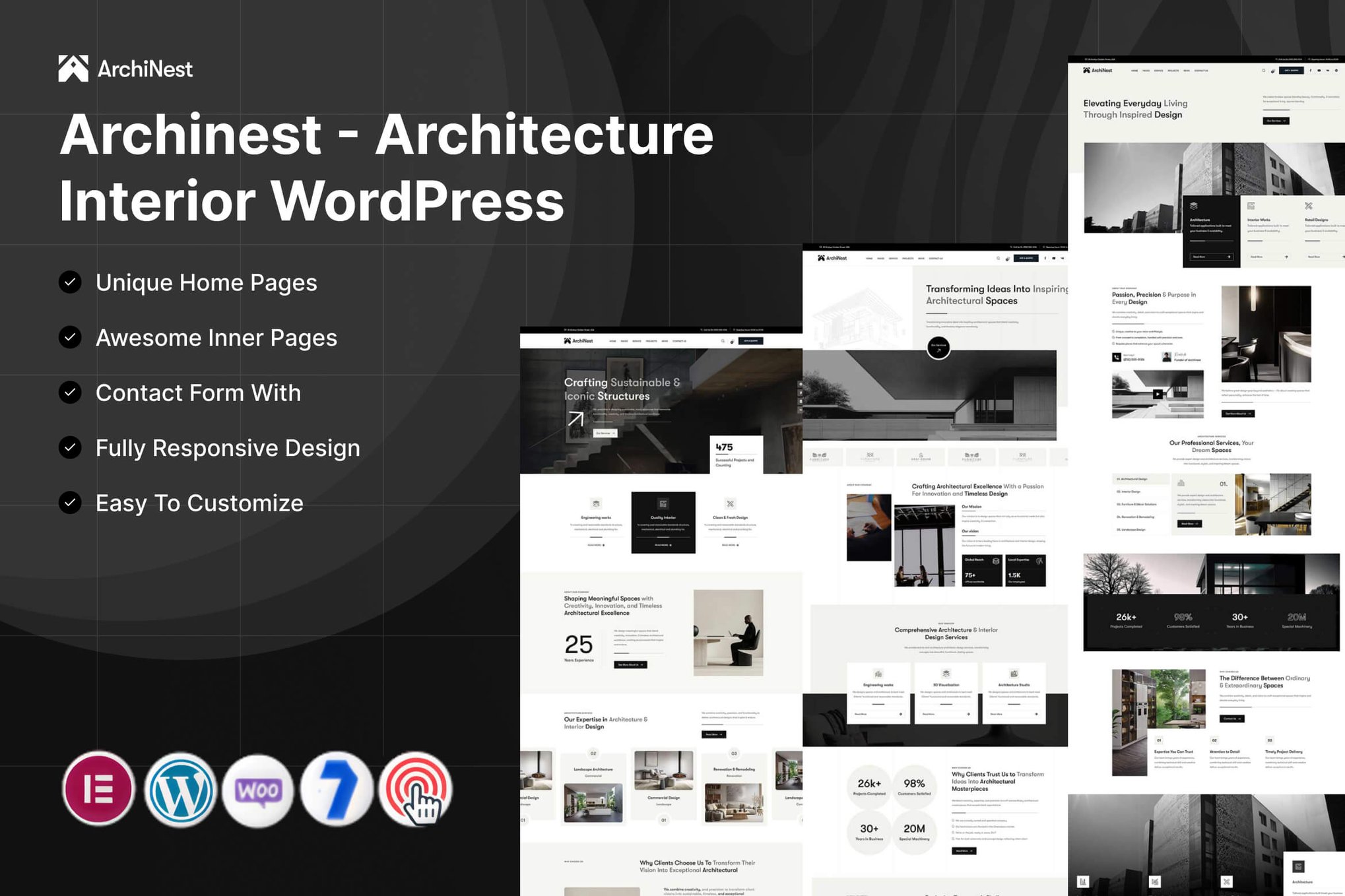 Archinest – Architecture Interior WordPress