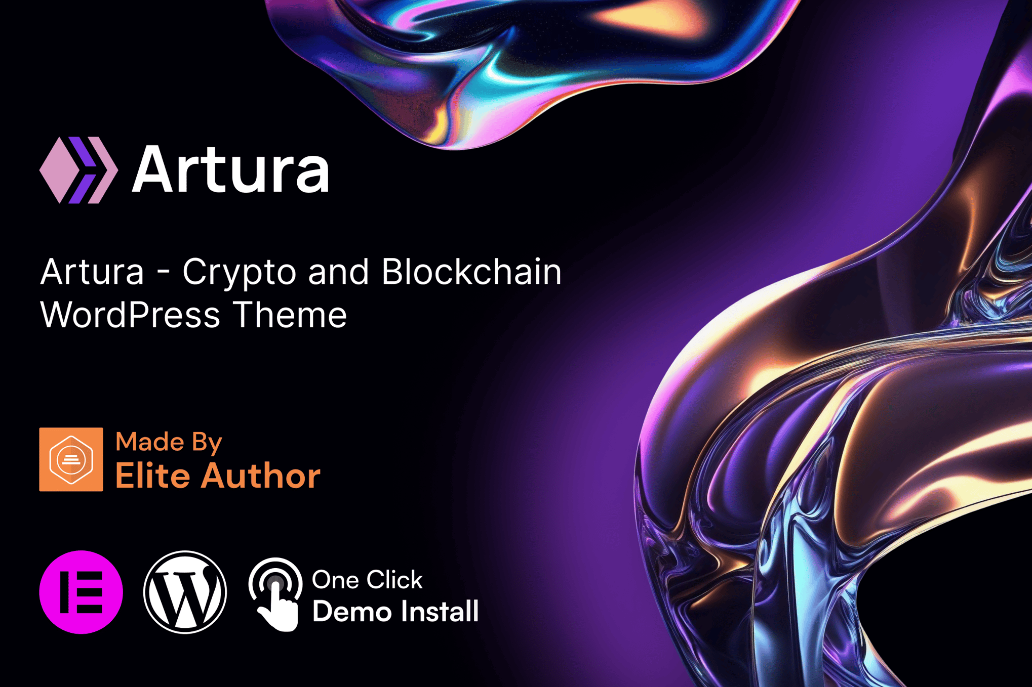 Artura – Crypto & Blockchain WordPress Theme