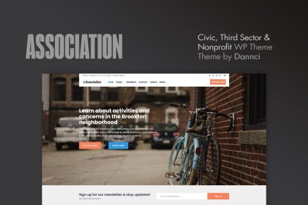 Association – Civic and Third Sector, Nonprofit WP