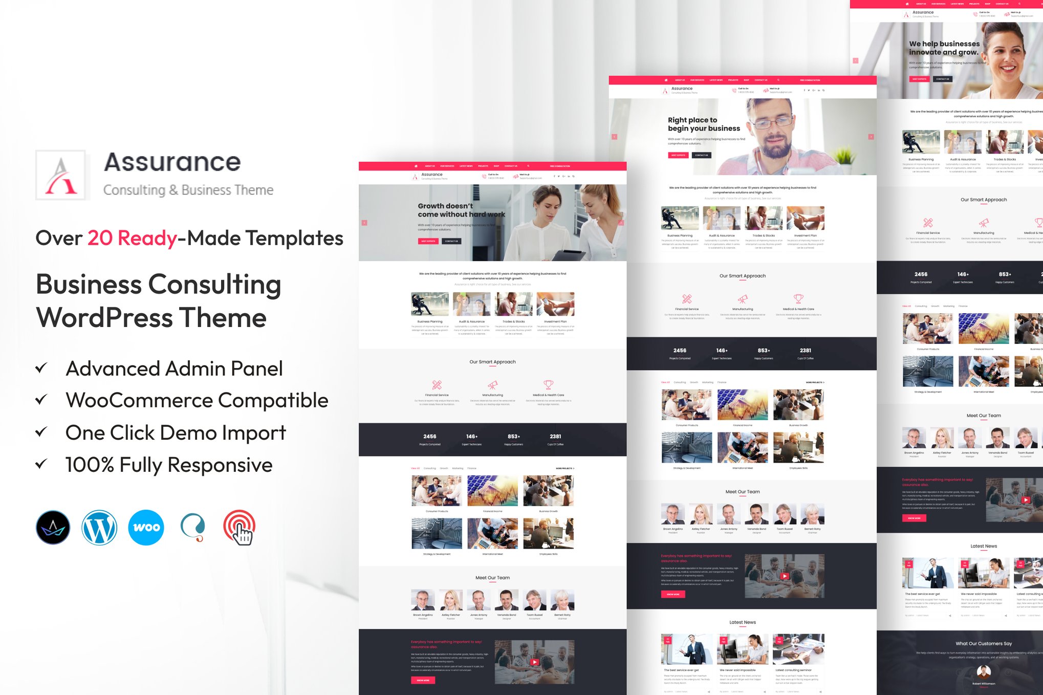 Assurance – Business Consulting WordPress Theme