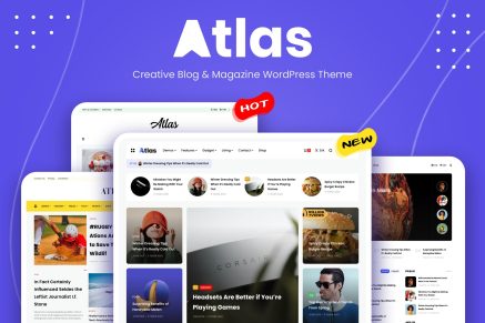 Atlas – Creative Blog & News WordPress Theme
