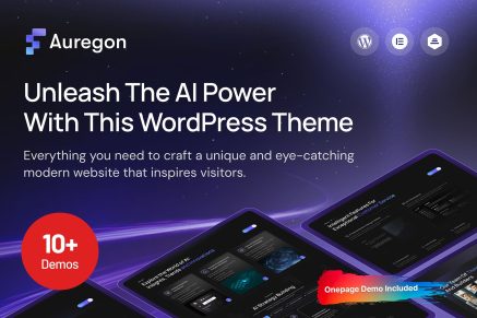 Auregon – AI Agency & Technology WordPress Theme
