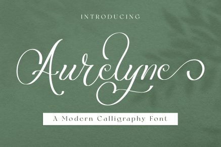 Aurelyna – Calligraphy Font