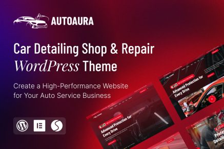 Autoaura – Car Detailingn & Repair WordPress Theme