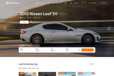 AutoDeal – Car Dealer & Listing WordPress Theme