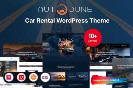 Autodune – Car Rental & Limousine WordPress Theme