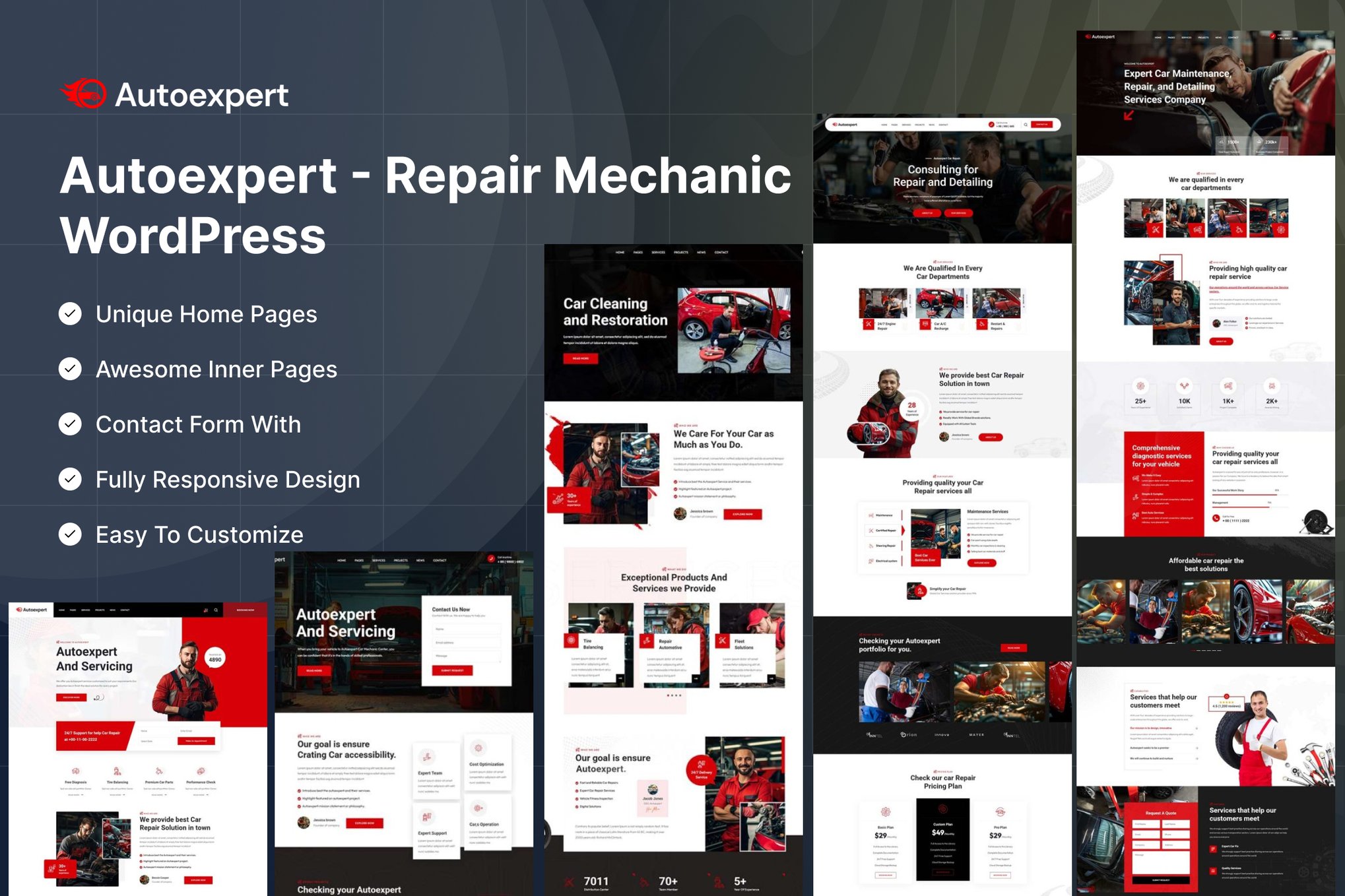 Autoexpert – Repair Mechanic WordPress