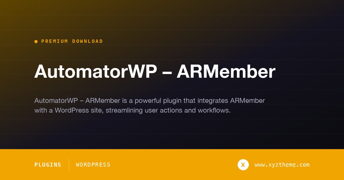AutomatorWP – ARMember