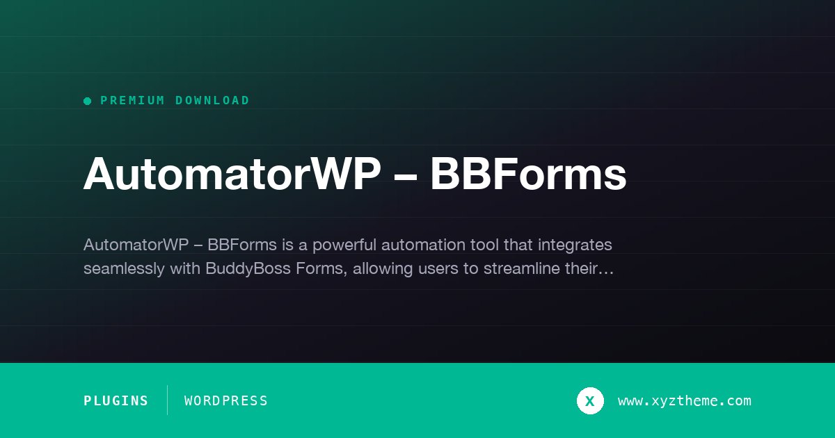 AutomatorWP – BBForms