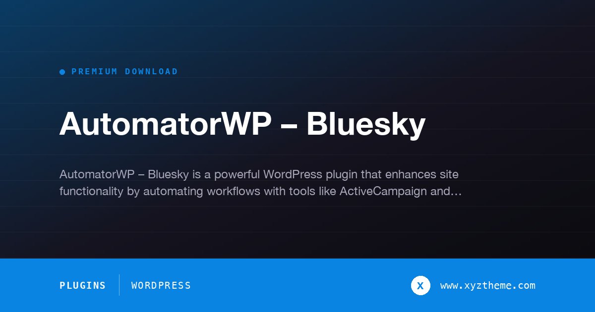 AutomatorWP – Bluesky