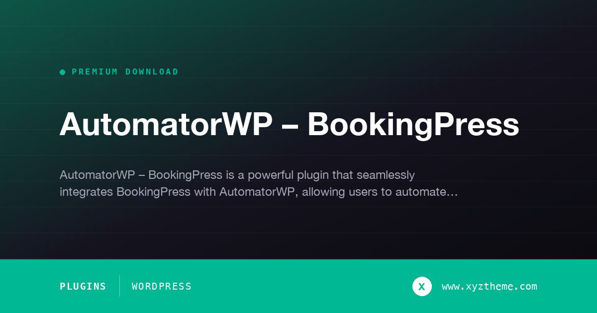 AutomatorWP – BookingPress