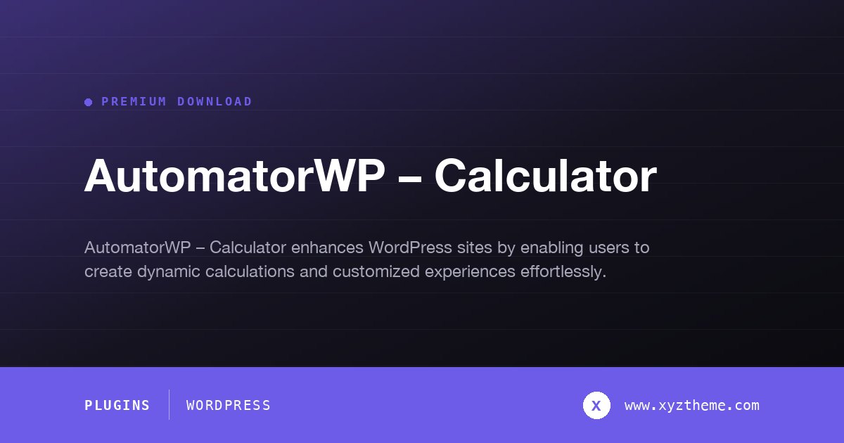 AutomatorWP – Calculator