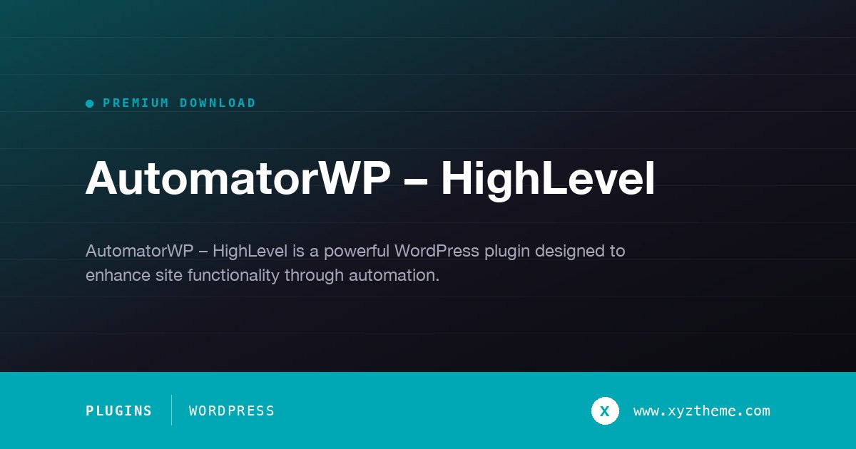 AutomatorWP – HighLevel