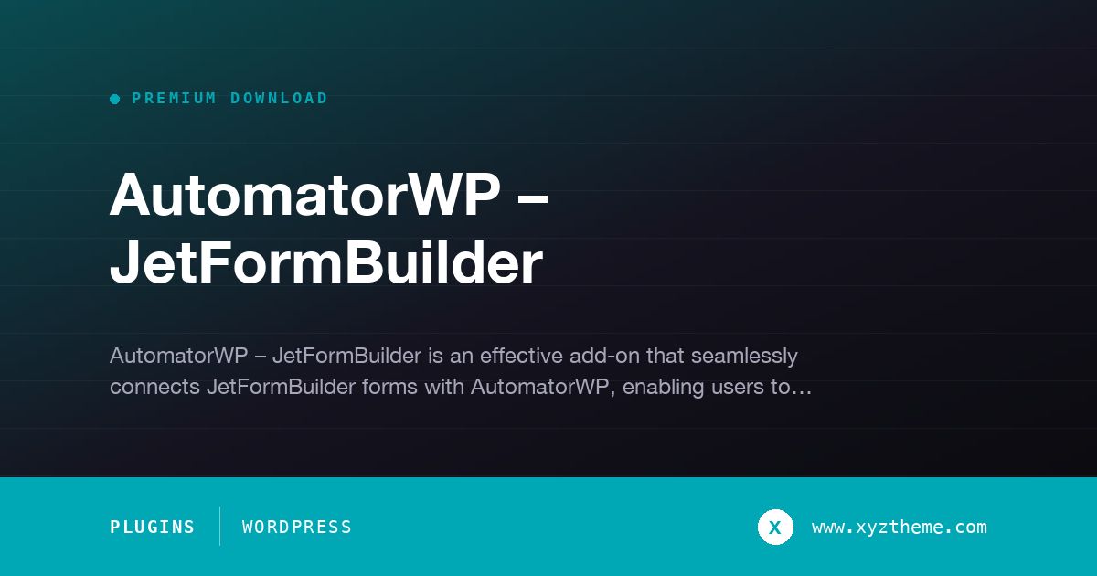 AutomatorWP – JetFormBuilder