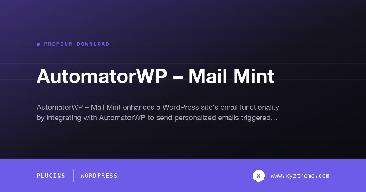 AutomatorWP – Mail Mint