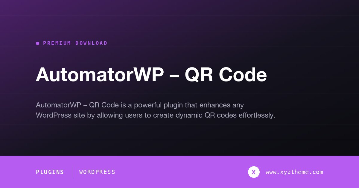 AutomatorWP – QR Code