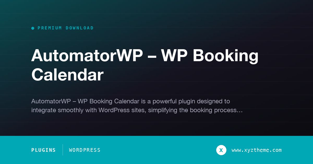 AutomatorWP – WP Booking Calendar