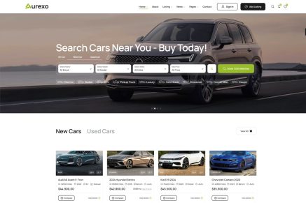 Auxero – Car Dealer & Listing WordPress Theme
