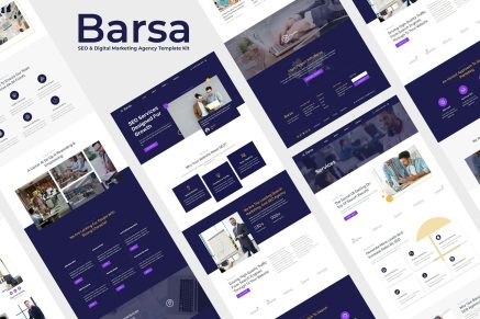 Barsa – SEO & Digital Marketing Agency Template Kit