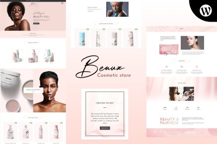 Beaux – Cosmetics Shop WordPress Theme