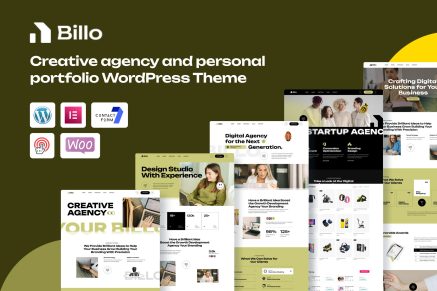 Billo – Creative Agency & Portfolio WordPress Theme