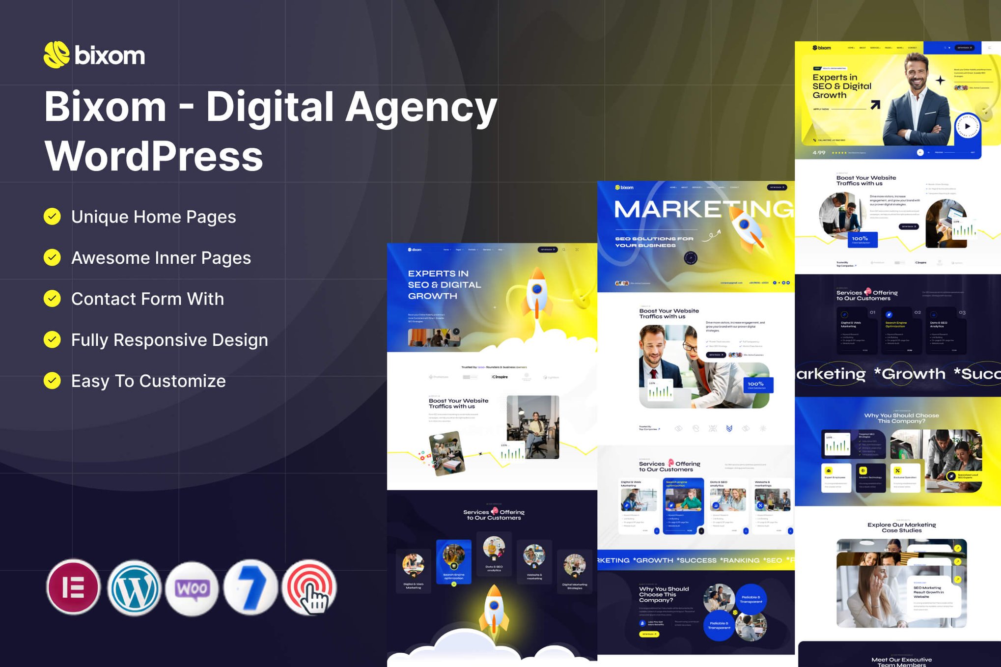 Bixom – Digital Agency WordPress
