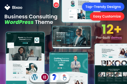 Bixoo – Business Consulting WordPress Theme